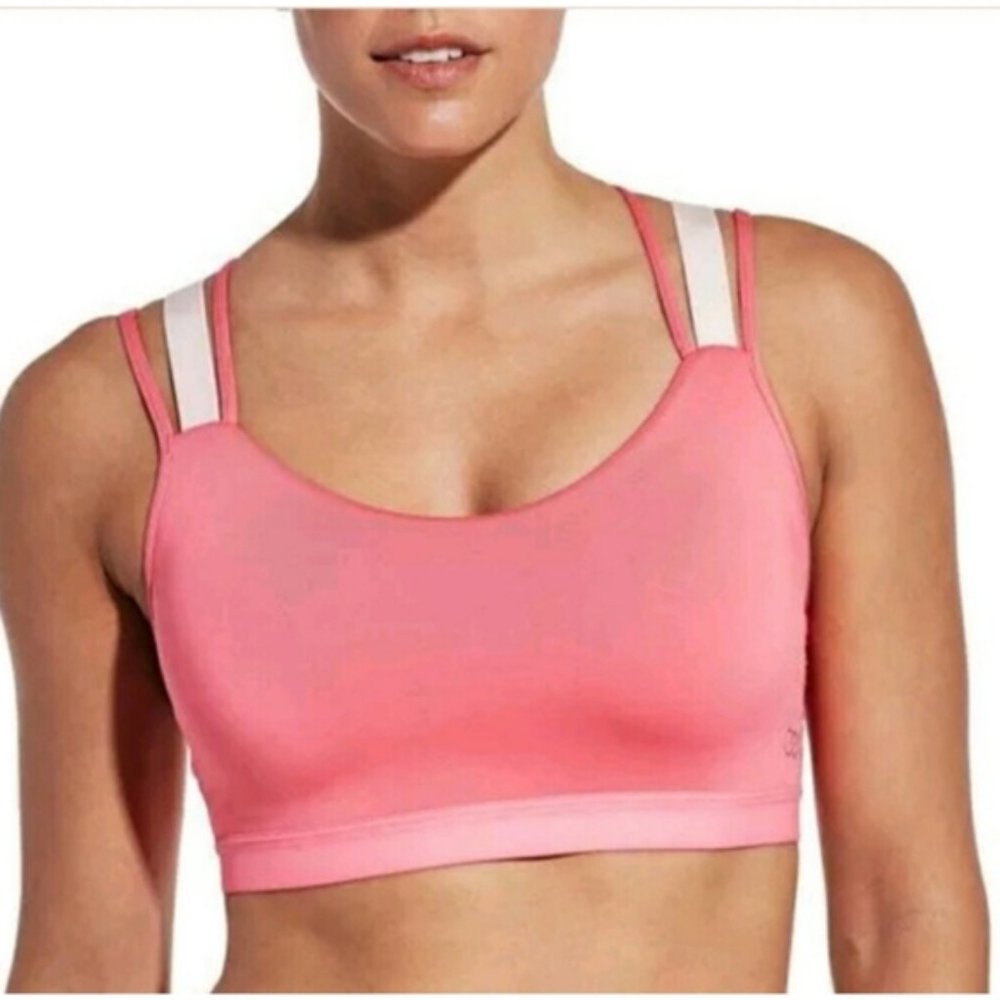 Calia Pink Power Tri Strap Sports Bra